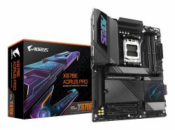 GIGABYTE X870E AORUS PRO Motherboard - Supports AMD Ryzen 9000 CPUs, 16+2+2 Phases Digital VRM, up to 8000MHz DDR5 [OC], 3xPCIe 5.0 + 1xPCIe 4.0,Wi-Fi 7, 2.5GbE LAN, USB 4 (AORUS X870E PRO - mother...