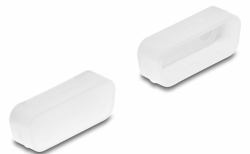 DeLOCK 67122 Stecker-Staubabdeckungen DB-15 (D-Sub 25 Pin Stecker zu RJ45 Buchse, Anschluss Verbinder, Radio TV Empfang)