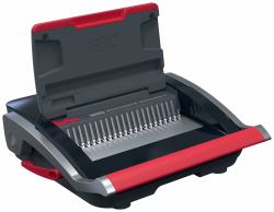 GBC CombBind CB25 Kamm-Bindegerät 390 Blätter Schwarz, Rot (GBC CombBind CB25 Desktop Manual Binding Machine)