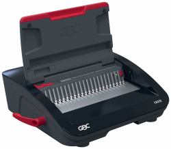GBC CombBind CB25E Kamm-Bindegerät 390 Blätter Schwarz, Rot (GBC CB25E Electric Comb Binding Machine)