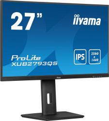 iiyama ProLite XUB2793QS-B7 computer monitor 68.6 cm [27"] 2560 x 1440 pixels Quad HD LED Black (iiyama ProLite XUB2793QS-B7 27' QHD IPS panel)