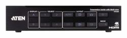 ATEN VP2420 Matrixschalter Medien-Präsentationsmatrix-Schalter (Aten AV VP2420 4 x 2 True 4K HDMI Presentation Switch with Multi View)