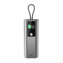 ALOGIC AP27KPB160W batteria portatile 27600 mAh Argento (27600MAH POWER BANK W/ 160W USB - CHARGING WITH CLIP USB-C CABLE)