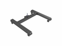 Multibrackets 8366 Zubehör für Beschilderungshalterung Basis (M Pro Series - Wheelbase Single Column 75 cm)