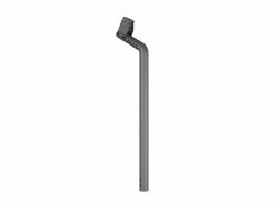Multibrackets 3649 Zubehör für Beschilderungshalterung Montagerohr (M Pro Series - Extension Pipe Gravity Center Black)