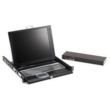 Black Box ServTray Konsolenregal 43,2 cm [17"] 1024 x 768 Pixel Schwarz 1U (Blackbox SERVTRAY 17" [1]VGA USB/PS/2 PORT [Lifetime warranty])