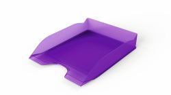 Durable Basic Purple (Durable NEW Letter Tray Clear Purple)