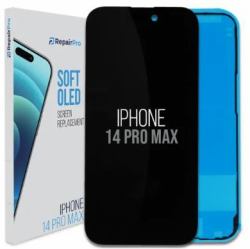ReplaceBase RBSKU22725 Handy-Ersatzteil Anzeige Schwarz (RepairPro | iPhone 14 Pro Max | Replacement Screen [120Hz] | Soft OLED)