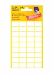 Avery Manual Labels, White, 18 x 12 mm (Avery Multi-Purpose Labels - etiketter)