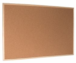 Esselte 500969 Pinnwand Drinnen Braun, Natürlich/Natur Holz (Anslagstavla kork/tr 40x60 enk)