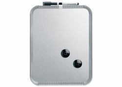 Nobo Magnettafel Set 22x28cm silber (WB tavle Slim lakeret 28x22cm sÃ¸lv)