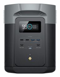 EcoFlow DELTA 2 Max Tragbare Power Station Lithium-Eisen-Phosphat [LiFePO4] 2400 W 23 kg (Delta 2 Max Portable Power - Station Lithium Iron - Phosphate [Lifepo4] 2400 W 23 Kg - Warranty: 12M)