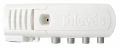 Televes 545720 TV signal amplifier 47 - 694 MHz (Televes InomhusfÃÂ¶rst. MA-545720 2+1)