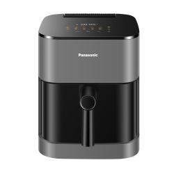 Panasonic NF-CC500SXE freidora Sencillo 5 L Independiente 1450 W Freidora de aire caliente Gris (Airfryer 5L NF-CC500SXE Grey)