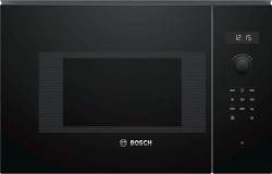 Bosch Serie 6 BFL524MB0 Mikrowelle Schwarz Solo-Mikrowelle Integriert 20 l 800 W (Bosch Serie | 6 BFL524MB0 - mikrobÃ¸lge)