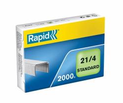 Rapid Staples Standard 21/4 Galvanized Box of 2000 (Rapid hÃ¦fteklammer Standard 21/4 t/12)