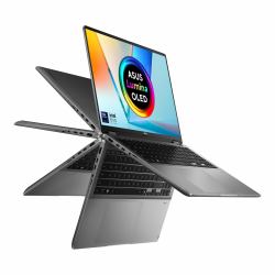 ASUS Vivobook 14 Flip TP3407SA-QL010W Copilot+ PC Intel Core Ultra 7 256V Hybrid [2-in-1] 35,6 cm [14"] Touchscreen WUXGA 16 GB LPDDR5x-SDRAM 1 TB SSD Wi-Fi 7 [802.11be] Windows 11 Home Grau (ASUS ...