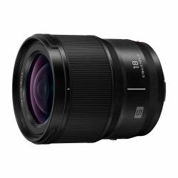 Panasonic S-S18 MILC Weitwinkel Schwarz (S-S18 - Ultra-wide-angle 18mm F1.8 lens with compact and lightweight design)