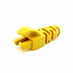Cablenet RJ45 Snagless Strain Relief Flush Boot Yellow 6.5mm (50PK RJ45 C6 Snag SR Blade Boot Yw 6.5MM)