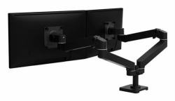 Ergotron LX Pro Series 45-686-292 Flachbildschirm-Tischhalterung 68,6 cm [27"] Tisch/Bank Schwarz (LX PRO ARM DUAL SIDE-BY-SIDE - WCB)