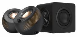 Creative Labs Creative Pebble X Plus speaker set 30 W Universal Black 2.1 channels Bluetooth (PEBBLE X PLUS - 2.1 USB-C SPEAKERS)