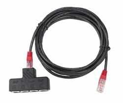 Vertiv SPS-4 cable splitter/combiner Black (SENSOR PORT SPLITTER 4XRJ12 W/ - 3MT CABLE)