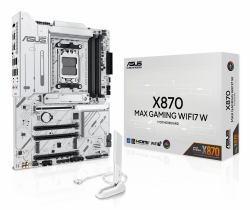 ASUS X870 MAX GAMING WIFI7 W AMD X870 Socket AM5 ATX (ASUS AM5 X870 MAX GAMING WIFI7 W WHITE)