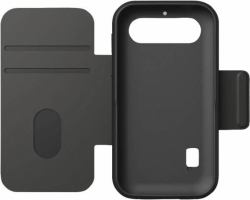 Doro 8879 Handy-Schutzhülle 10,2 cm [4"] Geldbörsenhülle Dunkles Grau (DORO WALLET CASE LEVA L11/X10)