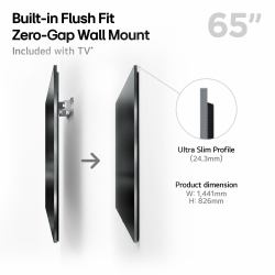 LG OLED65G54LW.AEK Fernseher 165,1 cm [65"] 4K Ultra HD Smart-TV WLAN Metallisch (65" OLED65G54LW OLED Smart TV - 65" Black OLED Smart TV 4K UHD 4x HDMI)