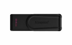 Kingston Technology DataTraveler 64GB Portable USB 3.2 Gen 1 Exodia S [Schwarz/Schwarz] (64GB DT EXODIA S PORTABLE - USB 3.2 GEN 1 [BLACK/BLACK])