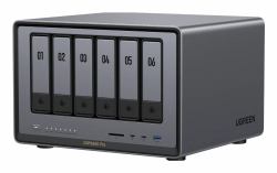 Ugreen NASync DXP6800 Pro NAS Compatta Intel® Core™ i5 i5-1235U 8 GB DDR5 UGOS Pro Nero (Ugreen)
