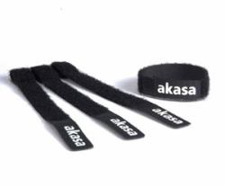 Akasa AK-TK-02 Kabelklammer Schwarz 5 Stück[e] (Akasa Cable Tidy Kit AK-TK-02)