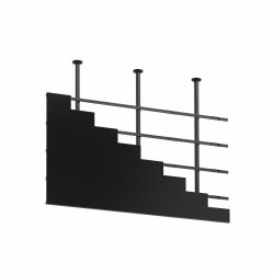 Vogel's CLED 8x8 dvLED-Deckenhalterung für 27"-Schränke in 8x8-Konfiguration (CLED 8X8 DVLED CEILING MOUNT - 8X8 27 BLACK)