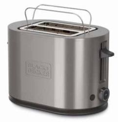 Black & Decker BXTO901E 7 2 Scheibe[n] 900 W Edelstahl (BLACK+DECKER Toaster 2 Slot 900W Inox)