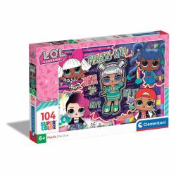 Clementoni Supercolor LOL Puzzlespiel 104 Stück[e] Cartoons (104 pcs Puzzles Kids LOL)