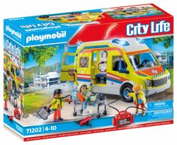 Playmobil City Life 71202 play vehicle/play track (Playmobil City Life Rettungswagen mit)