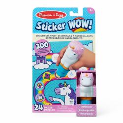 Melissa & Doug Sticker WOW! Aufkleber für Kinder (Sticker WOW! Unicorn wit* Book & Stick)