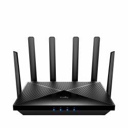 Cudy LT12 WLAN-Router Gigabit Ethernet Dual-Band [2,4 GHz/5 GHz] 4G Schwarz (*CUDY LT12 Router AC1200 4G LTE DualSI)