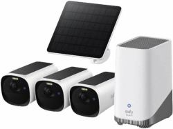 Eufy Cam E40 3-Cam Kit [HomeBase S380 and Solar Panel] Videoüberwachungskit (Eufy EufyCam E40 - Netzwerk-Ãberwachungskamera - witterungsbestÃ¤ndig / staubdicht / UV-bestÃ¤ndig / wasserabwei...