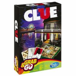Hasbro Gaming Clue Grab & Go Brettspiel Abzug (CLUE GRAB AND GO/Travel*)