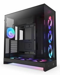 NZXT H9 Flow RGB+ Midi Tower Black (NZXT H9 FLOW RGB+ MID TOWER CASE BLACK)