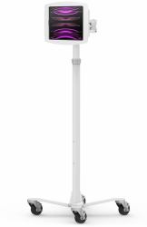 Compulocks Rise Freedom Extended Weiß Tablets Multimedia-Wagen (iPad Pro 12.9" [3-6th Gen] - Space Enclosure Medical - Rolling Cart Extended White - Warranty: 24M)