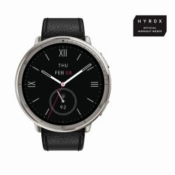 Amazfit W2433EU1N Smartwatch/ Sportuhr 3,35 cm [1.32"] AMOLED Digital 466 x 466 Pixel Touchscreen Silber (Amazfit Active 2 NFC)