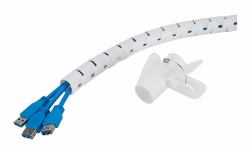 Neomounts ADS06-142WH Cable sleeve - for 1-5 cables - universal (Neomounts Cable sleeve - for 1-5 cables - universal [5Years warranty])