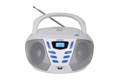 Blaupunkt BB7-WH Tragbares Stereosystem Digital 2,4 W FM Grau Playback MP3 (Bb7-Wh Portable Stereo System - Digital 2.4 W Fm Grey Mp3 - Playback - Warranty: 12M)