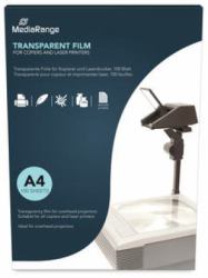 MediaRange MRINK160 Druckfolie Laser A4 [210×297 mm] Transparent 100 Blätter (Printing Film Laser A4 - [210x297 Mm] Transparent 100 - Sheets - Warranty: 12M)