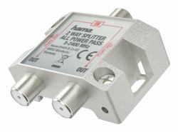 Hama 00205231 Kabelspalter oder -kombinator Kabelsplitter Silber (Hama 00205231 kabelsplitter eller -sam)