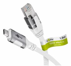 Goobay 74165 networking cable White 1 m Cat6 F/UTP [FTP] (Goobay 74165 netvÃ¦rkskabel Hvid 1 m Ca)