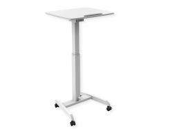 ROLINE 17.02.1548 Sitz- und Steharbeitsplatz für Desktop-PCs (PC STANDING WORKSTATION HEIGHT - ADJUSTABLE TILTABLE WHITE KLAPPB)
