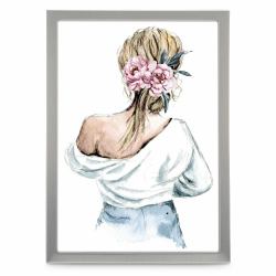 Hama Lilly Einzelbilderrahmen Silber (HAMA Portrait Frame Lilly 15x20cm)